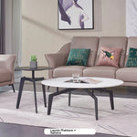 Elegant Sintered Stone Coffee Table - Modern Multi-layer Design for Chic Living Rooms hldjj-3021