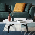 Elegant Sintered Stone Coffee Table - Modern Multi-layer Design for Chic Living Rooms hldjj-3021