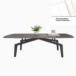 Modern Sintered Stone Coffee Table with Elegant Design - Perfect for Living Room Décor hldjj-3022