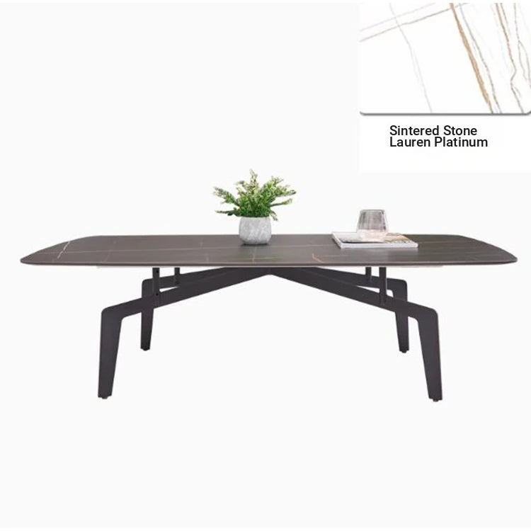 Modern Sintered Stone Coffee Table with Elegant Design - Perfect for Living Room Décor hldjj-3022