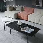 Modern Sintered Stone Coffee Table with Elegant Design - Perfect for Living Room Décor hldjj-3022