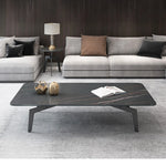 Modern Sintered Stone Coffee Table with Elegant Design - Perfect for Living Room Décor hldjj-3022