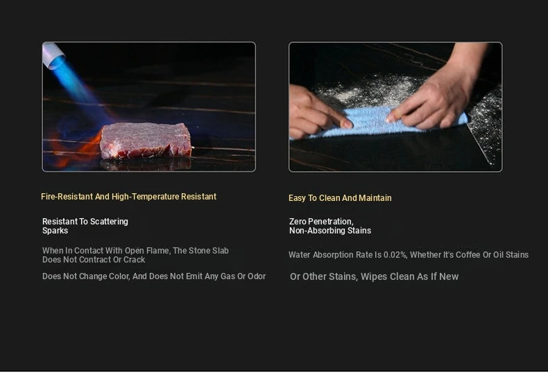 Modern Sintered Stone Coffee Table with Elegant Design - Perfect for Living Room Décor hldjj-3022