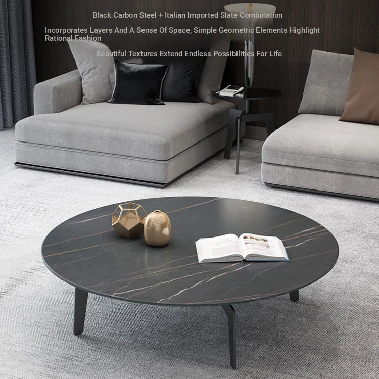 Modern Sintered Stone Coffee Table with Elegant Design - Perfect for Living Room Décor hldjj-3022