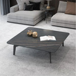 Modern Sintered Stone Coffee Table with Elegant Design - Perfect for Living Room Décor hldjj-3022