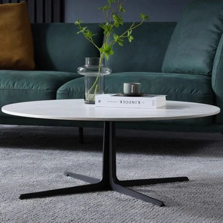 Modern Sintered Stone Coffee Table Set - Elegant Round Design for Contemporary Living Rooms hldjj-3024