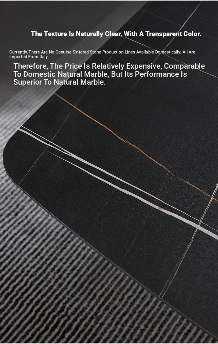 Modern Sintered Stone Coffee Table Set - Elegant Round Design for Contemporary Living Rooms hldjj-3024