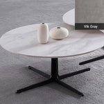 Modern Oval Coffee Table with Sintered Stone Top - Stylish and Chic Living Room Furniture hldjj-3025