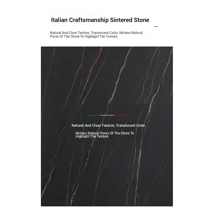 Modern Oval Coffee Table with Sintered Stone Top - Stylish and Chic Living Room Furniture hldjj-3025