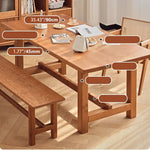 Elegant Natural Cherry Wood Table - Perfect for Modern Interiors hldmz-708