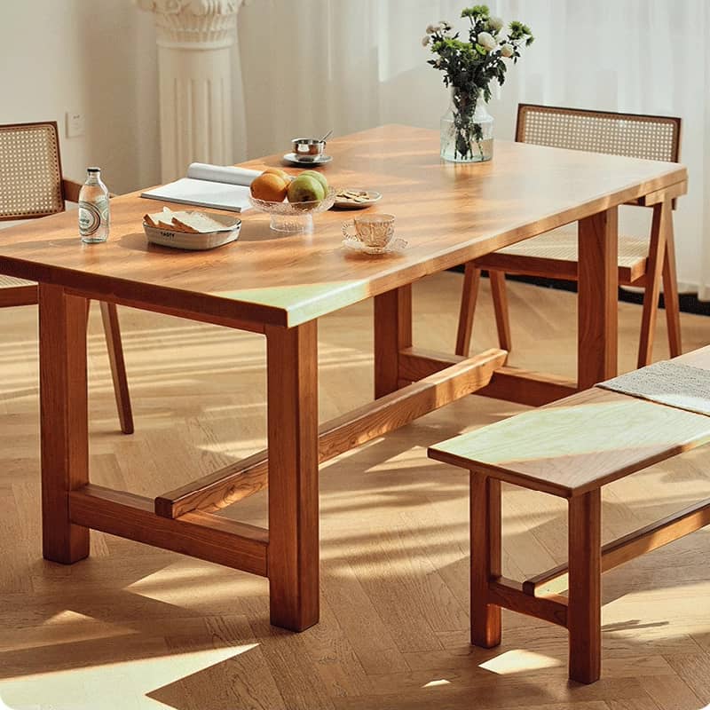 Elegant Natural Cherry Wood Table - Perfect for Modern Interiors hldmz-708