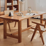 Elegant Natural Cherry Wood Table - Perfect for Modern Interiors hldmz-708