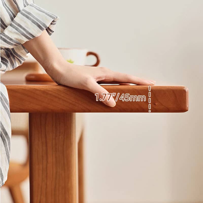 Elegant Natural Cherry Wood Table - Perfect for Modern Interiors hldmz-708