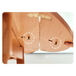 Stunning Cherry Wood Table with Copper Accents – Natural Wood Finish hldmz-710