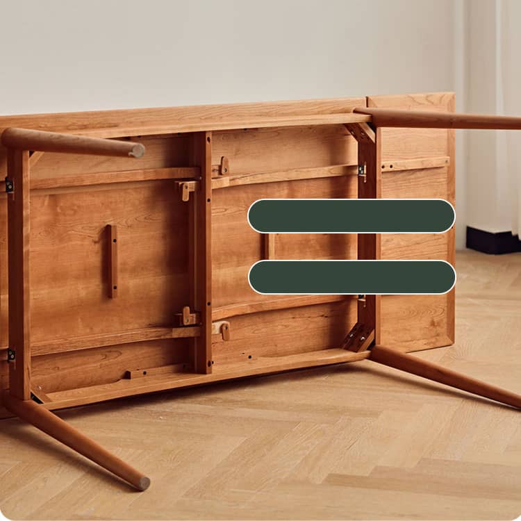 Exquisite Cherry Wood Natural Finish Table - Premium Plywood Construction hldmz-711