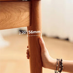 Exquisite Cherry Wood Natural Finish Table - Premium Plywood Construction hldmz-711