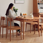 Exquisite Cherry Wood Natural Finish Table - Premium Plywood Construction hldmz-711