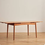 Exquisite Cherry Wood Natural Finish Table - Premium Plywood Construction hldmz-711