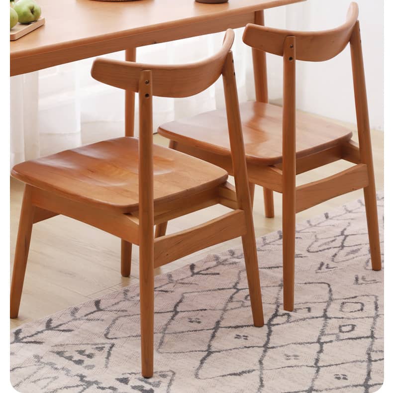 Natural Cherry Wood Chair - Elegant and Durable Seating for Your Home hldmz-714