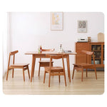 Natural Cherry Wood Chair - Elegant and Durable Seating for Your Home hldmz-714