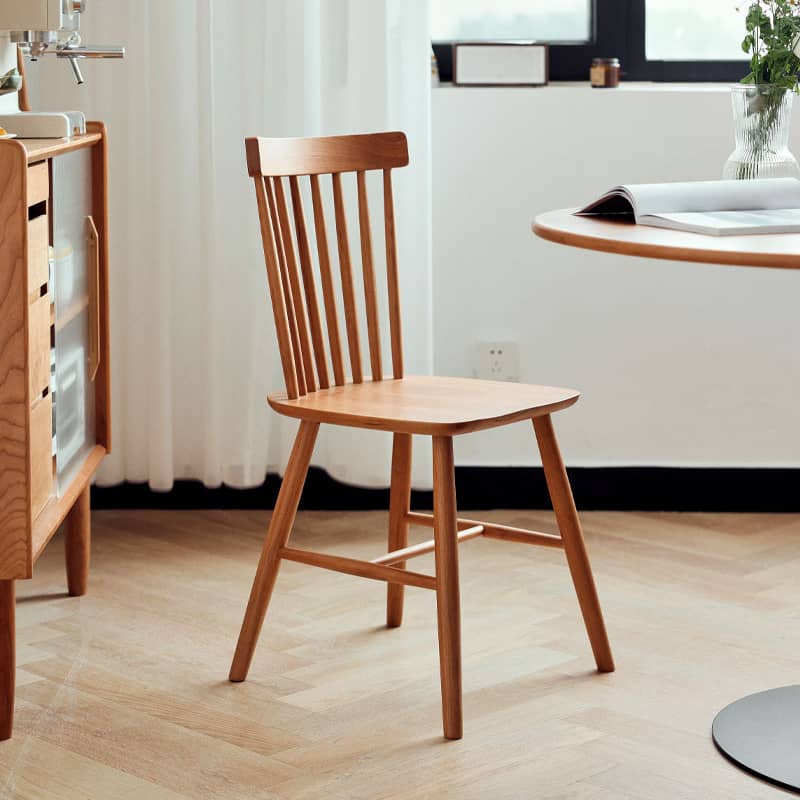 Elegant Cherry Wood Chair in Natural Finish – Timeless Design for Any Space hldmz-715