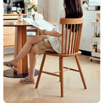 Elegant Cherry Wood Chair in Natural Finish – Timeless Design for Any Space hldmz-715