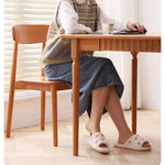 Elegant Natural Wood Chair in Oak and Cherry Finishes – Perfect for Any Room Decor hldmz-716