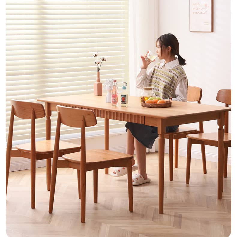 Elegant Natural Wood Chair in Oak and Cherry Finishes – Perfect for Any Room Decor hldmz-716