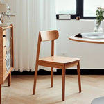Elegant Natural Cherry Wood Chair for Timeless Home Décor hldmz-718