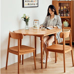 Elegant Natural Cherry Wood Chair for Timeless Home Décor hldmz-718