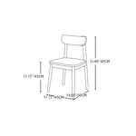 Elegant Natural Cherry Wood Chair for Timeless Home Décor hldmz-718