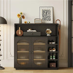 Stylish Glass Multi-Layer Cabinet with Sleek Storage Design for Modern Homes hlxl-4398