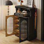 Stylish Glass Multi-Layer Cabinet with Sleek Storage Design for Modern Homes hlxl-4398