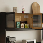 Modern Glass Display Cabinet with Storage for Kitchen and Dining Room hlxl-4401