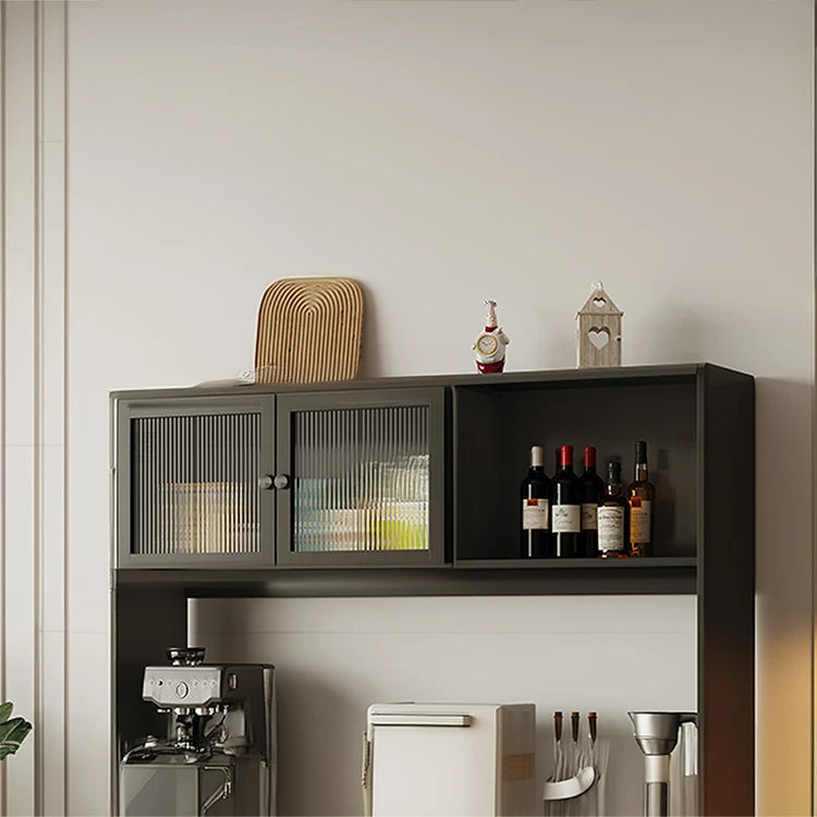 Modern Glass Display Cabinet with Storage for Kitchen and Dining Room hlxl-4401