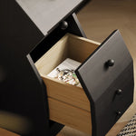 Unique Zigzag Drawer Pine Cabinet - Stylish Storage Solution for Modern Homes hlxl-4406