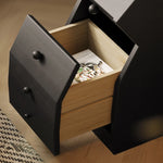 Unique Zigzag Drawer Pine Cabinet - Stylish Storage Solution for Modern Homes hlxl-4406