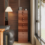Unique Zigzag Drawer Pine Cabinet - Stylish Storage Solution for Modern Homes hlxl-4406