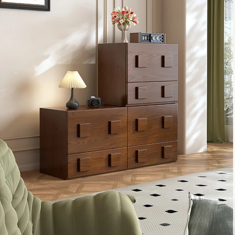 Stylish Ash Wood Cabinet with Modern Handles - Perfect for Elegant Home Storage hlxl-4410