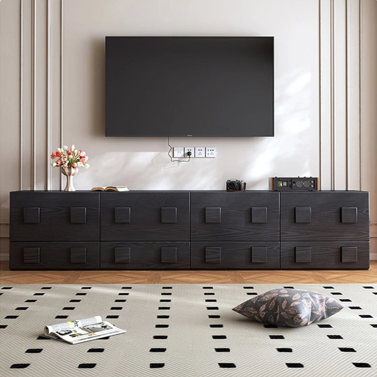 Stylish Ash Wood Cabinet with Modern Handles - Perfect for Elegant Home Storage hlxl-4410