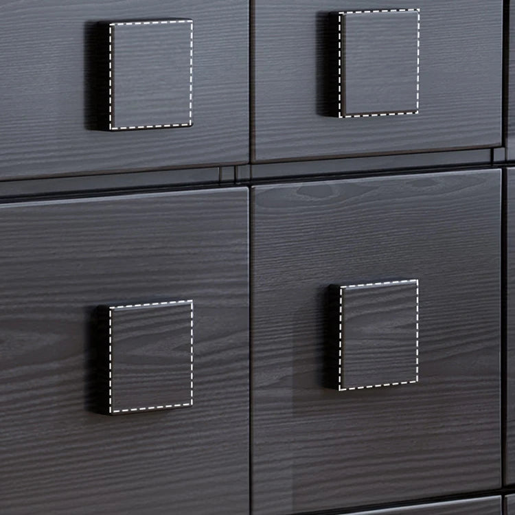 Stylish Ash Wood Cabinet with Modern Handles - Perfect for Elegant Home Storage hlxl-4410