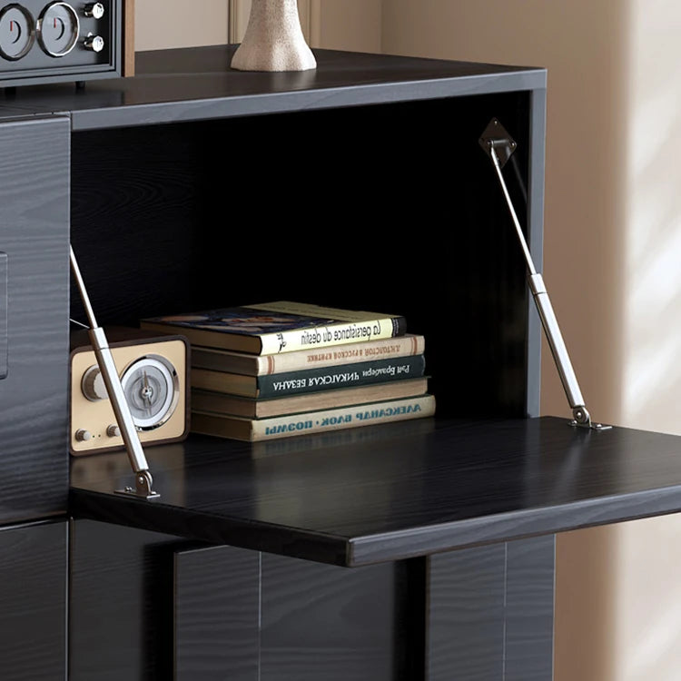 Stylish Ash Wood Cabinet with Modern Handles - Perfect for Elegant Home Storage hlxl-4410