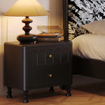 Elegant Glass and Rattan Cabinet with Modern Design hlxl-4413