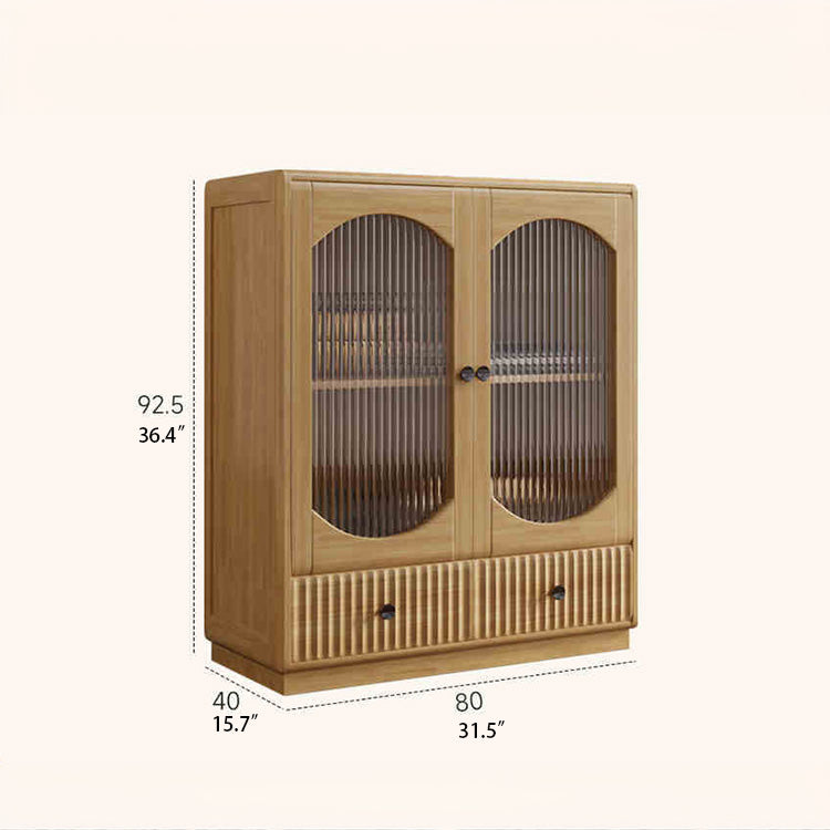 Sleek Multi-Layer Glass & Aluminum Cabinet for Modern Interiors hlxl-4414