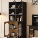 Sleek Multi-Layer Glass & Aluminum Cabinet for Modern Interiors hlxl-4414