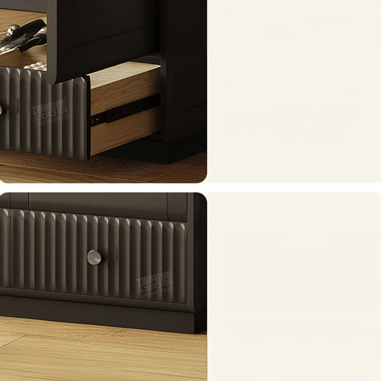 Sleek Multi-Layer Glass & Aluminum Cabinet for Modern Interiors hlxl-4414