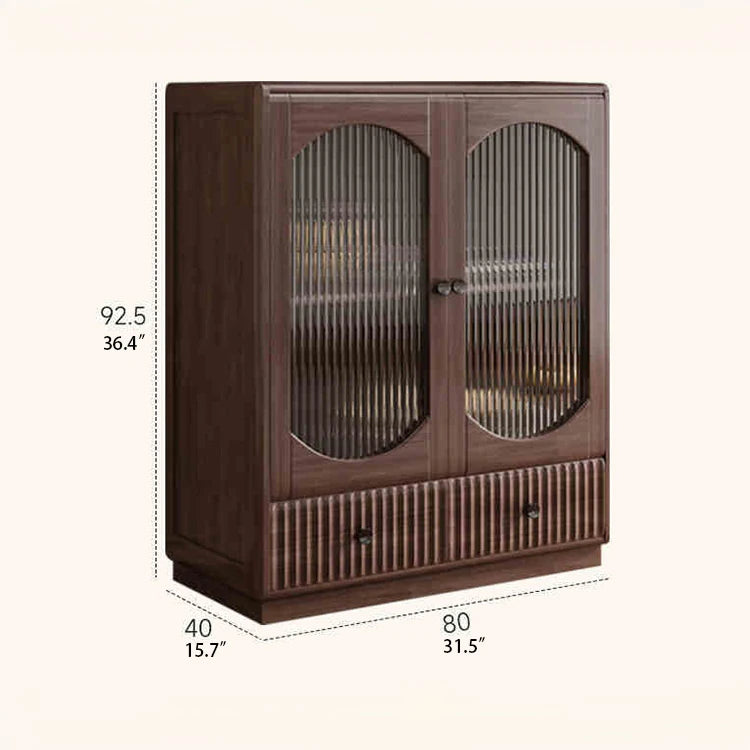 Sleek Multi-Layer Glass & Aluminum Cabinet for Modern Interiors hlxl-4414