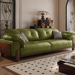Elegant Ash Wood Sofa with Soft Down Synthetic Leather Upholstery – Stylish Comfort for Your Living Room hly-3032