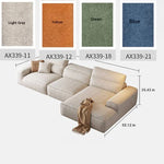 Elegant Pine Solid Wood Sofa with Cotton Stuffing & Techno Fabric – Modern Comfort for Your Living Room hly-3036