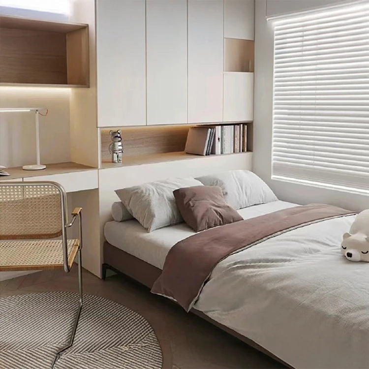 Modern Wooden Slat Bed Frame - Minimalist Design for Cozy Bedrooms hlyj-3140